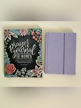 Prayer Journal for Women + Lavender Dot Notebook